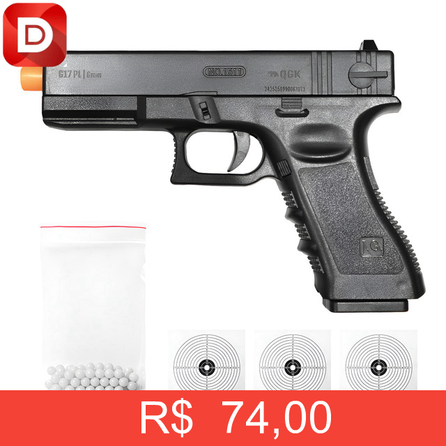 Foto do produto Pistola De Airsoft Spring G17