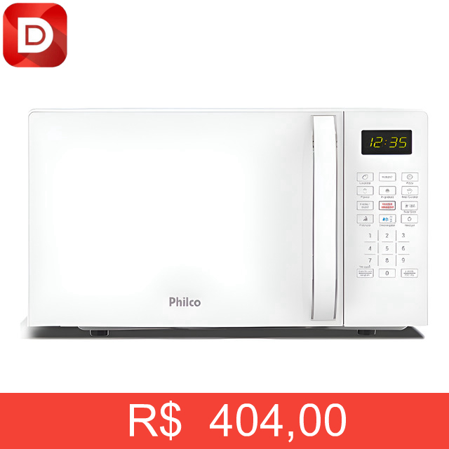 Foto do produto Micro-ondas Philco 20L Branco