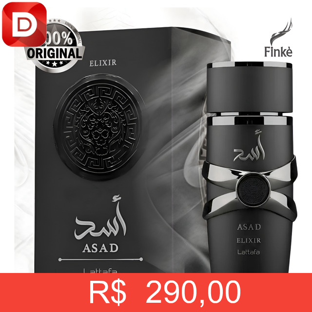Foto do produto Perfume Árabe Lattafa Asad Elixir