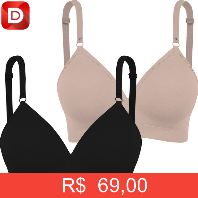 Foto do produto Kit 2 Sutiãs Trifil Daily Reforçado