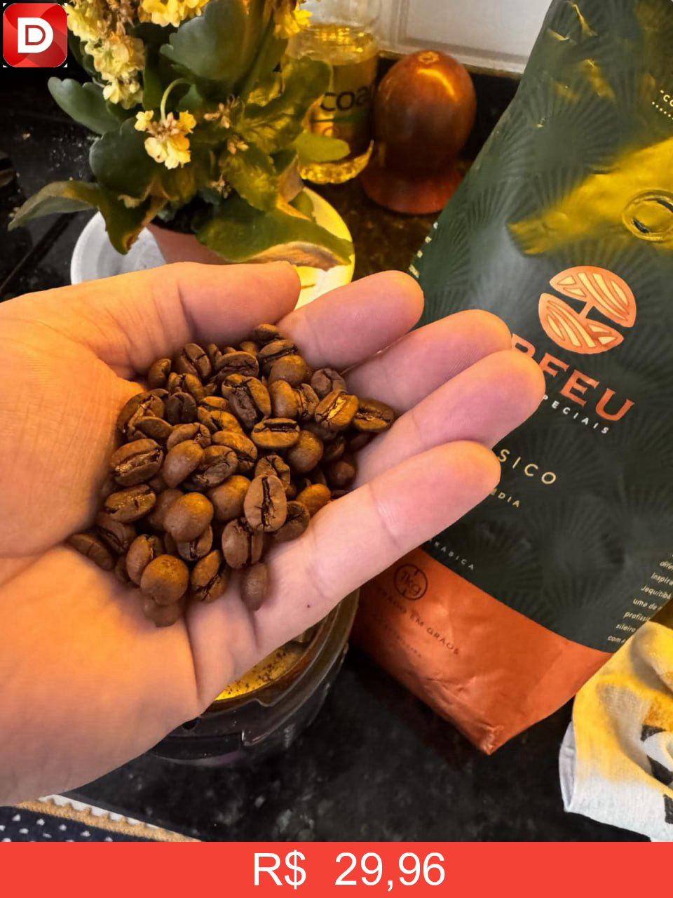 Foto do produto Orfeu Café Em Grãos Clássico