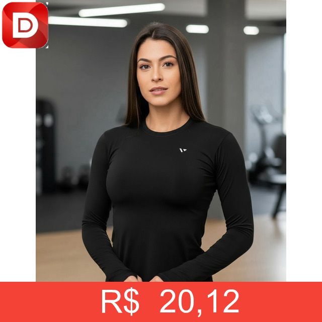 Foto do produto Camisa Térmica Voker Segunda Pele Proteção Solar Uv Dry Fit