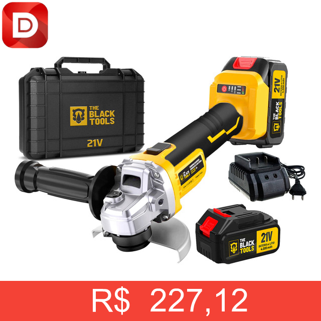 Foto do produto Esmerilhadeira Lixadeira Angular Sem Fio