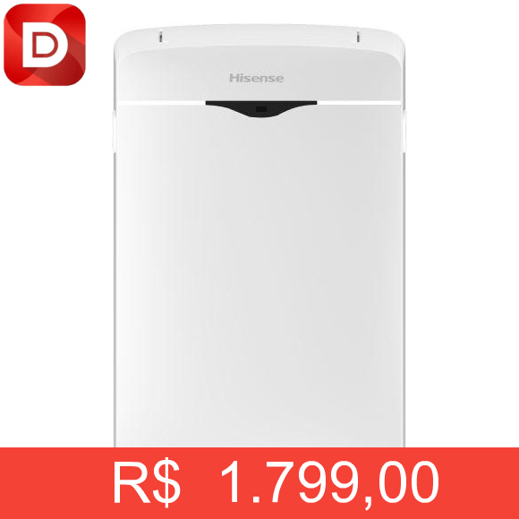Foto do produto Ar Condicionado Portátil Com Wi-fi Hisense 12.000 Btus