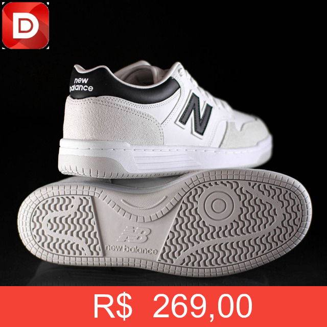 Foto do produto Tênis New Balance 480 Low Retrô