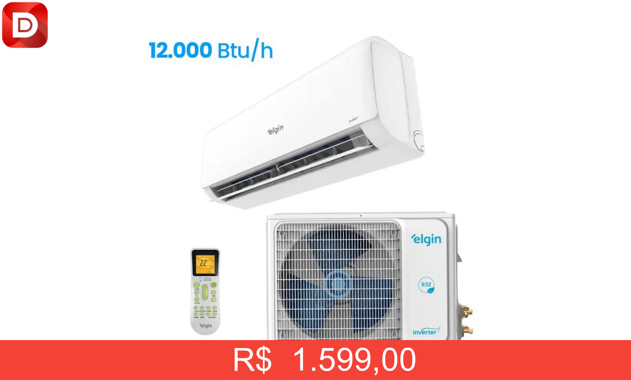 Foto do produto Ar-Condicionado Split HW Elgin Eco Inverter II Wi-Fi