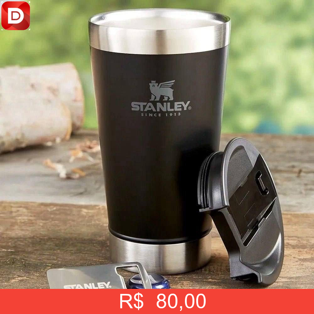 Foto do produto Copo Térmico de Cerveja Stanley com Tampa