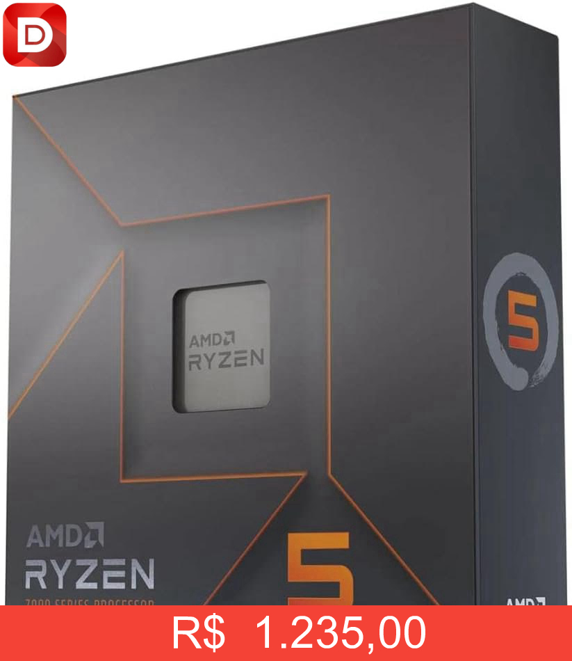 Foto do produto Processador AMD Ryzen 5 7600X