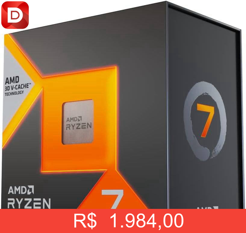 Foto do produto AMD Processador Ryzen 7 7800X3D