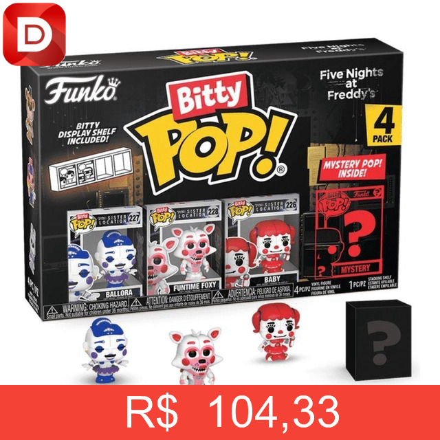 Foto do produto Bitty Pop! Five Nights at Freddy’s Série 1