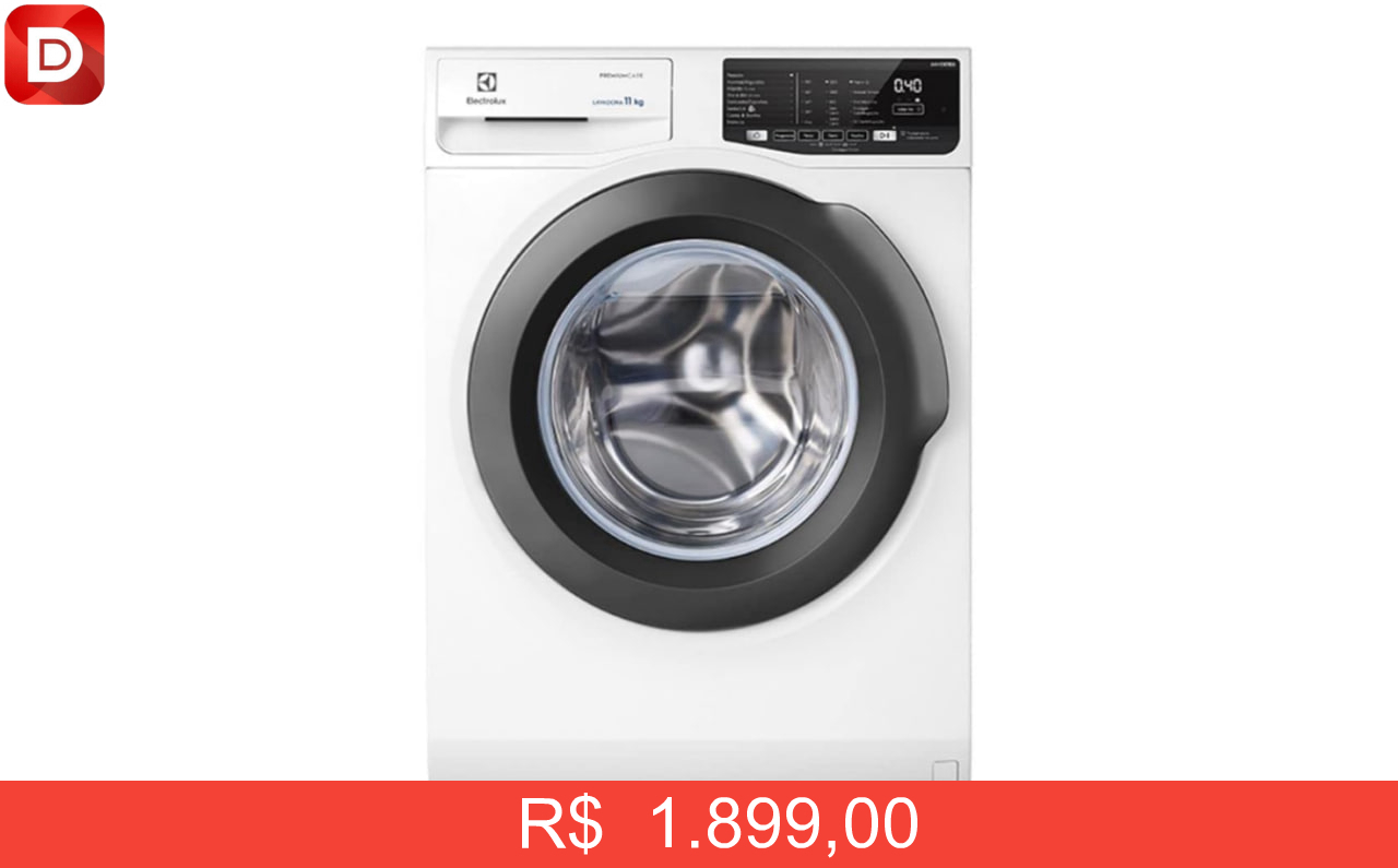 Foto do produto Máquina de Lavar Frontal 11kg Electrolux Premium Care Inverter