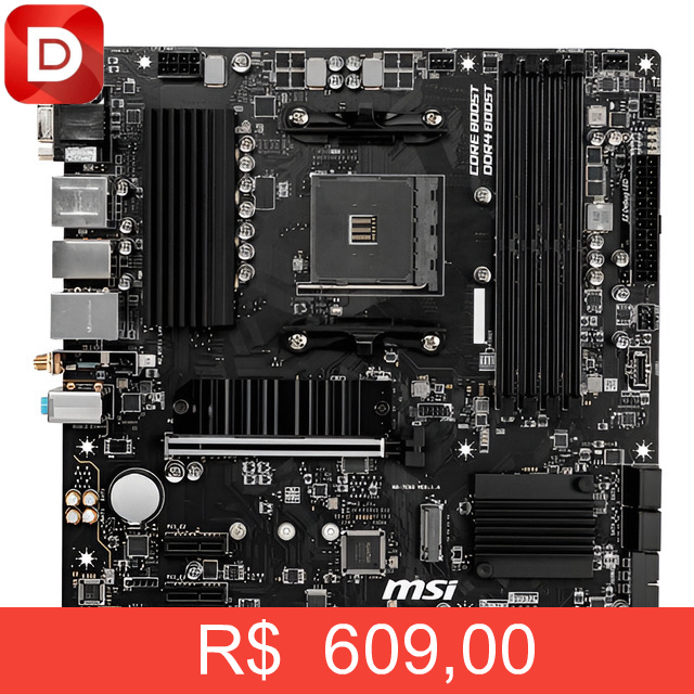 Foto do produto Placa Mae Msi B550m Pro-vdh Wifi