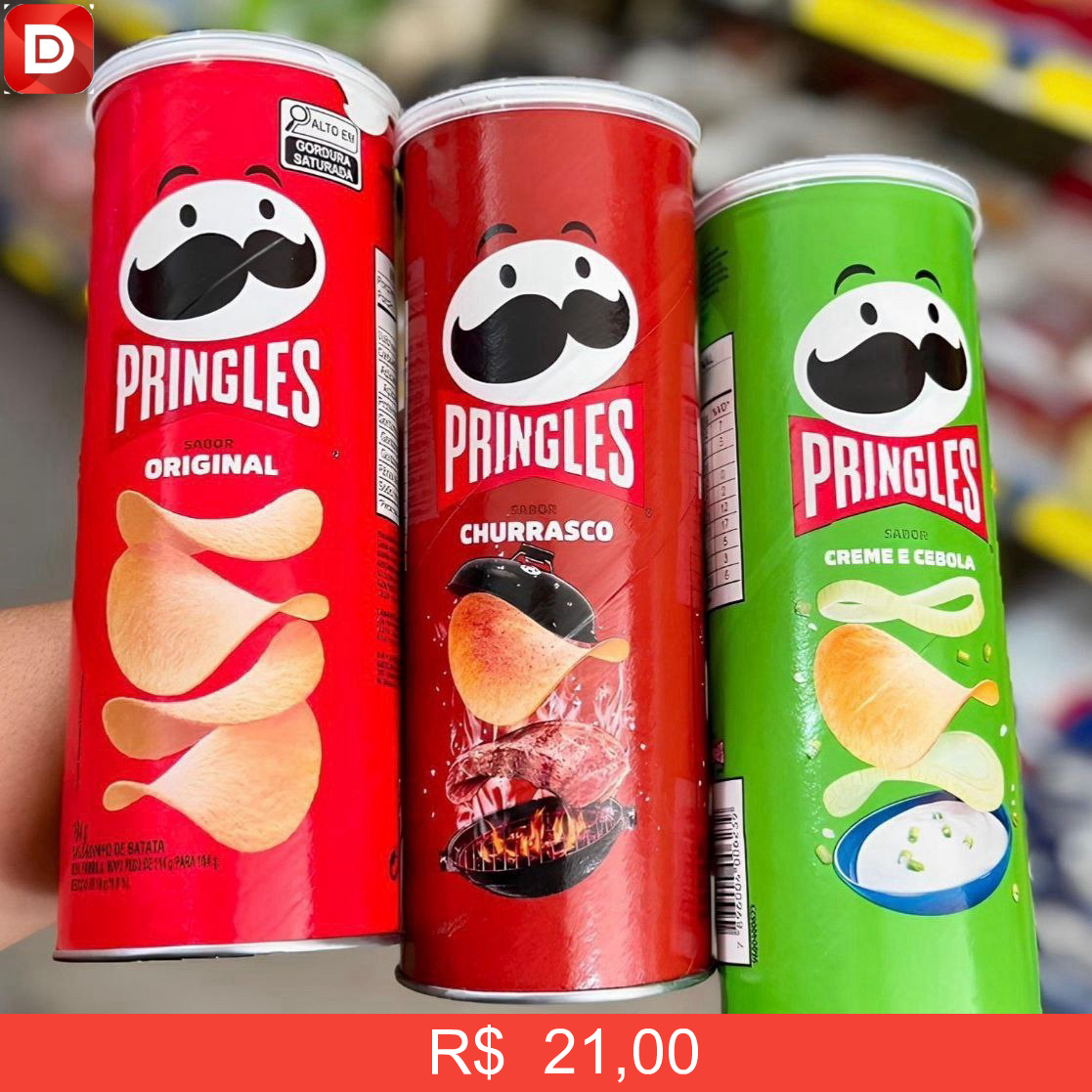 Foto do produto Pringles