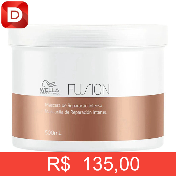 Foto do produto Máscara Wella Fusion Reconstrutora