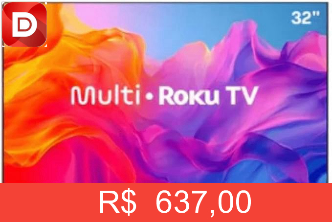 Foto do produto Smart TV Multi Roku 32
