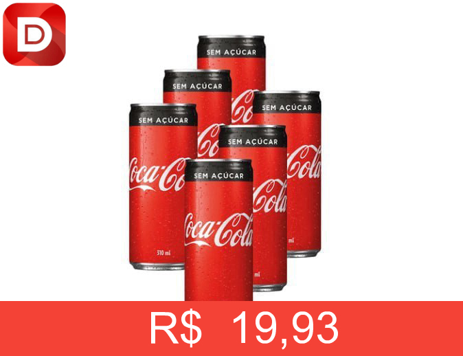 Foto do produto Coca Cola Sem Açúcar
