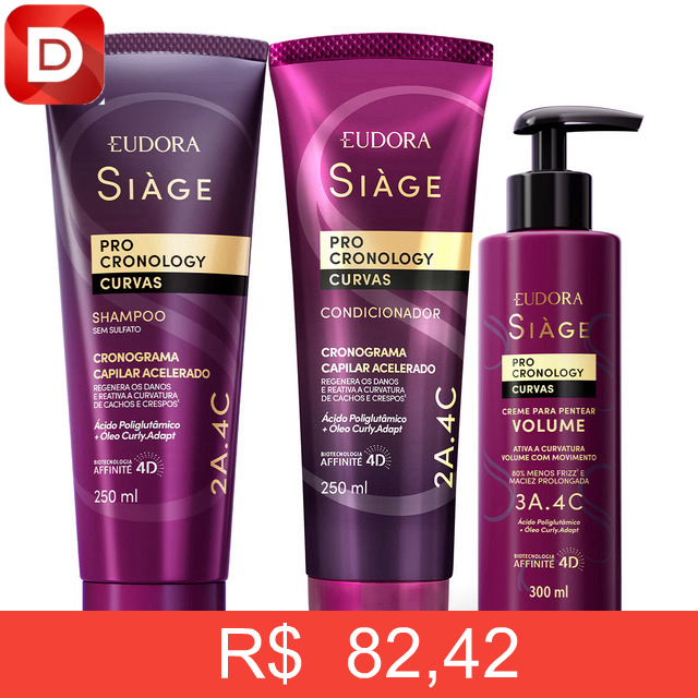 Foto do produto Combo Siàge Pro Cronology Curvas