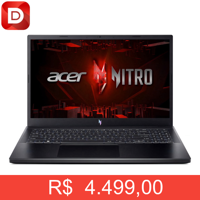 Foto do produto Notebook Gamer Acer Nitro V15