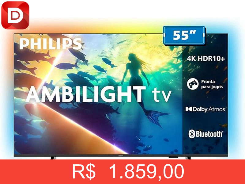 Foto do produto Philips Smart TV Ambilight 55