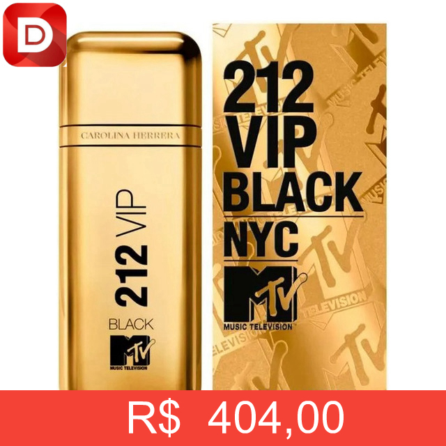 Foto do produto 212 VIP Black MTV Carolina Herrera EDP