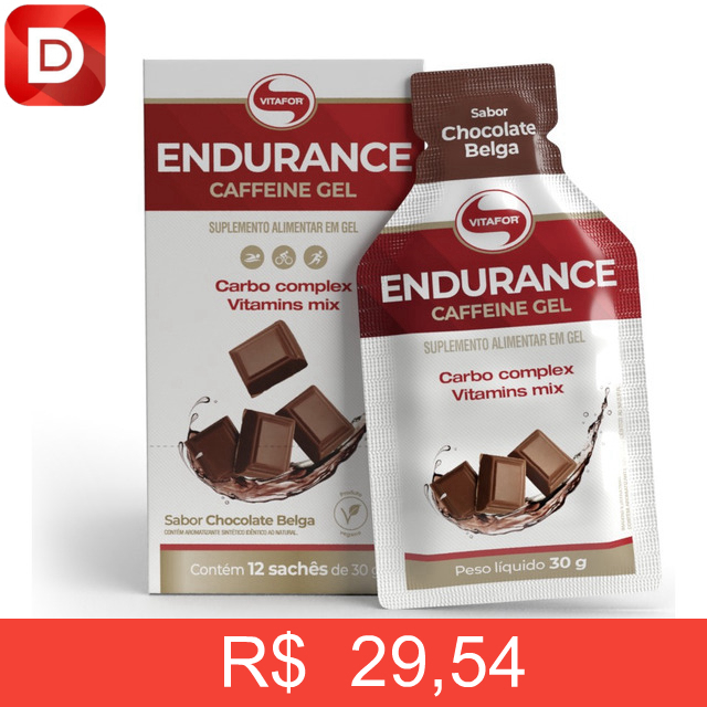 Foto do produto Cafeína Vitafor Endurance Gel