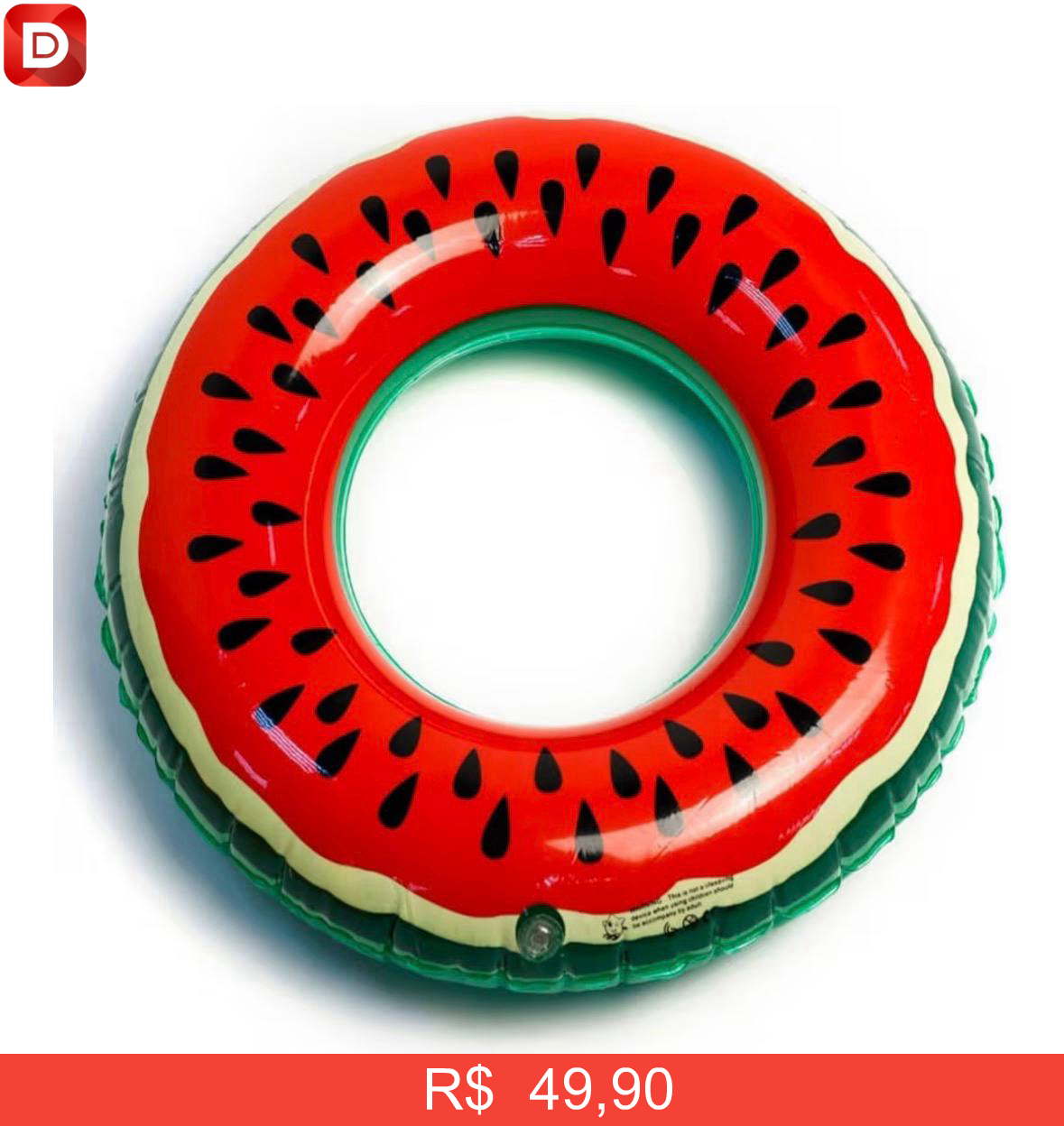 Foto do produto Boia Inflável Melancia