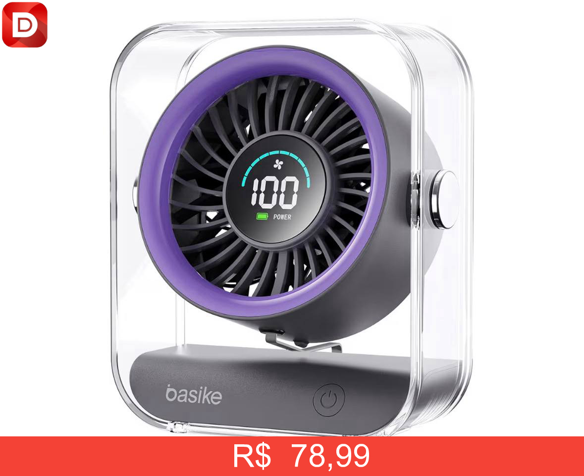 Foto do produto Basike Ventilador de Mesa Mini