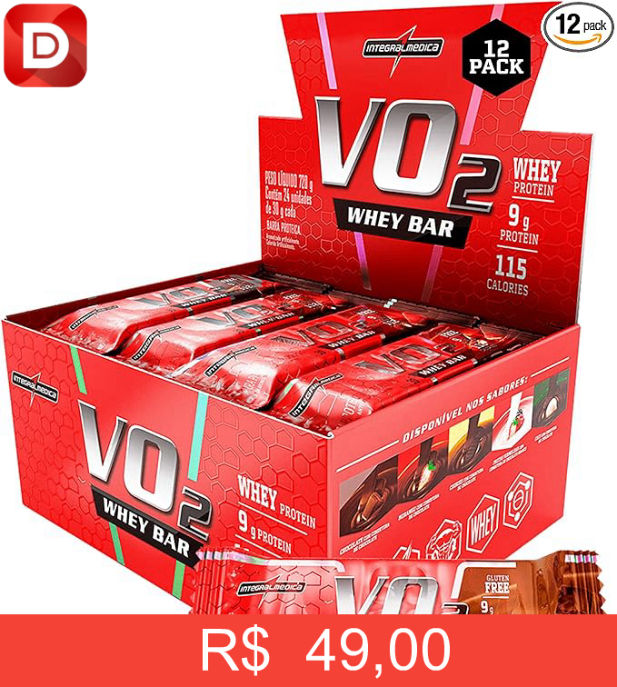 Foto do produto Vo2 Protein Bar Chocolate