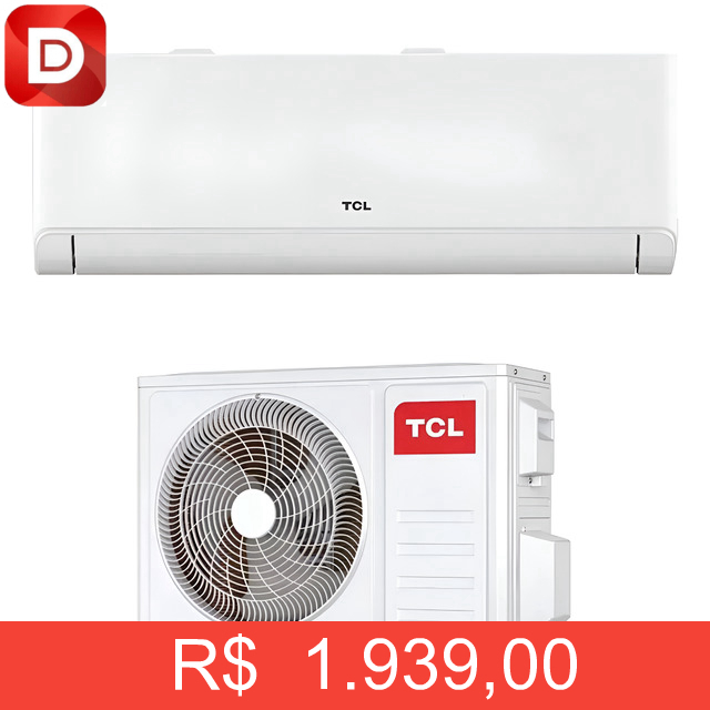 Foto do produto Ar Condicionado Split 18.000 Btus Inverter Tcl Quente E Frio