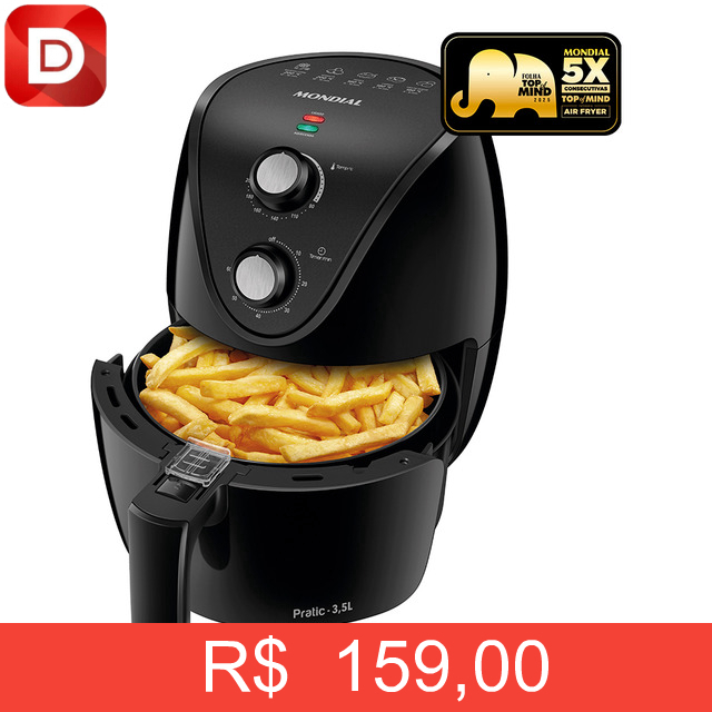 Foto do produto Fritadeira Air Fryer Mondial 3,5L
