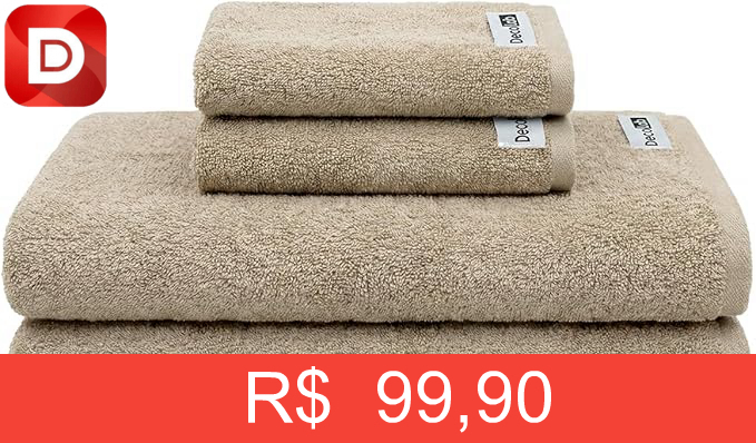 Foto do produto Decolab Jogo de Toalhas Air Light