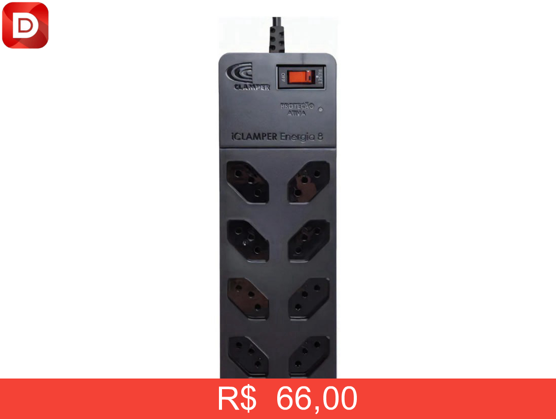 Foto do produto Filtro De Linha com DPS iCLAMPER Energia