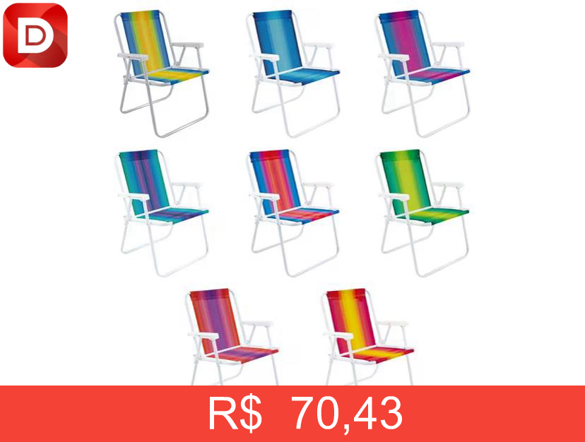 Foto do produto Cadeira Alta Aço