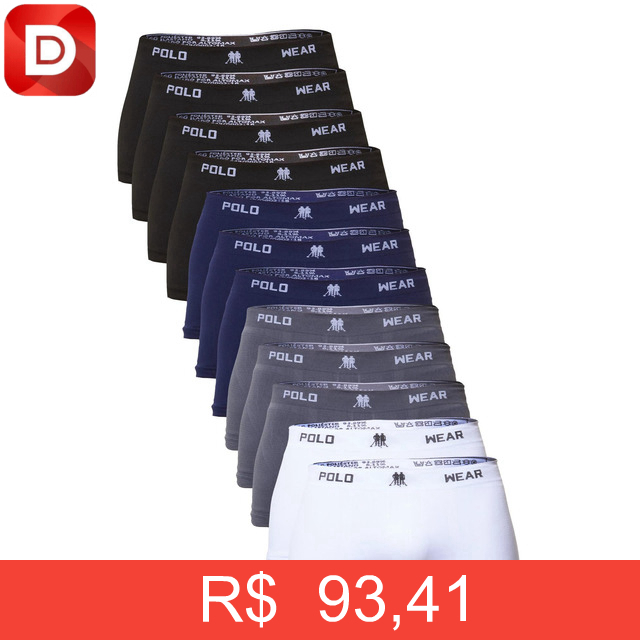 Foto do produto Kit Cuecas Boxer Polo Wear