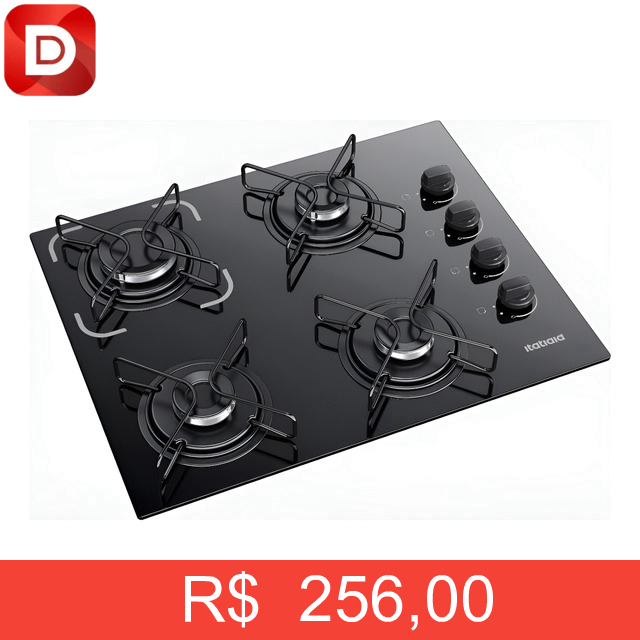 Foto do produto Cooktop Itatiaia Essencial 4 Bocas