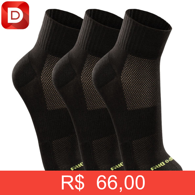 Foto do produto Kit 3 Meias Lupo Dry Fit