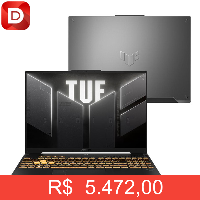Foto do produto Notebook Gamer ASUS TUF Gaming F15 Fx607vu