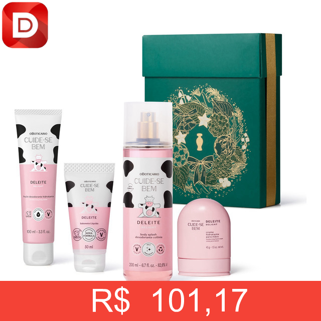 Foto do produto Boticário Cuide-se Bem Deleite Kit Presente