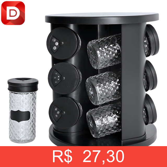 Foto do produto Porta Condimentos Temperos Giratório