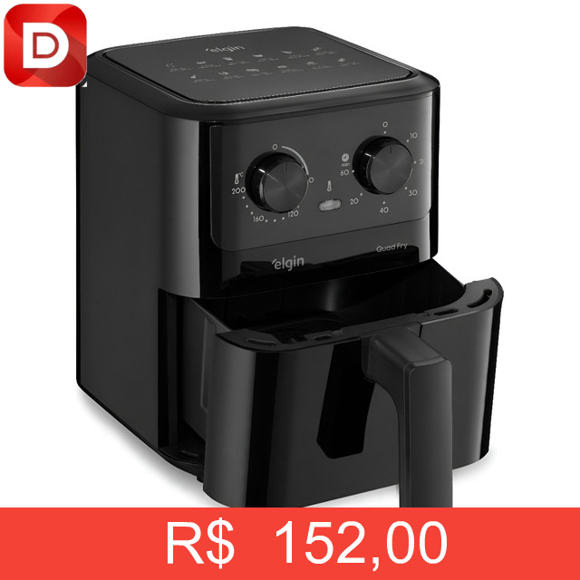 Foto do produto Air Fryer Quad Fry Elgin
