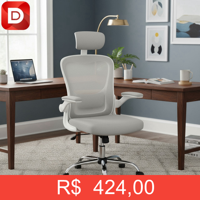 Foto do produto Cadeira De Escritório Ergonômica Giratória Boston G100