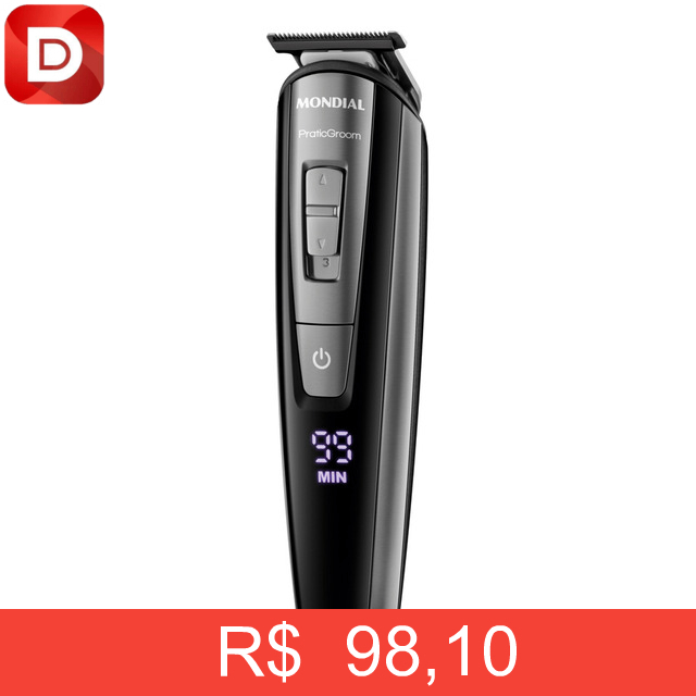 Foto do produto Aparador de Pelos PraticGroom Mondial 6W