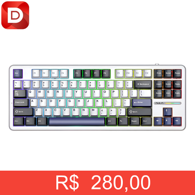 Foto do produto Teclado Sem Fio F87