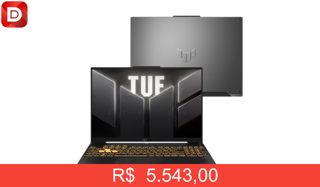 Foto do produto Notebook Gamer ASUS TUF Gaming F15 Fx607vu