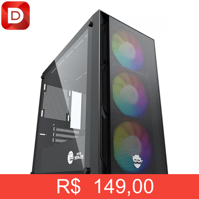 Foto do produto Gabinete Gamer Ninja Kennen