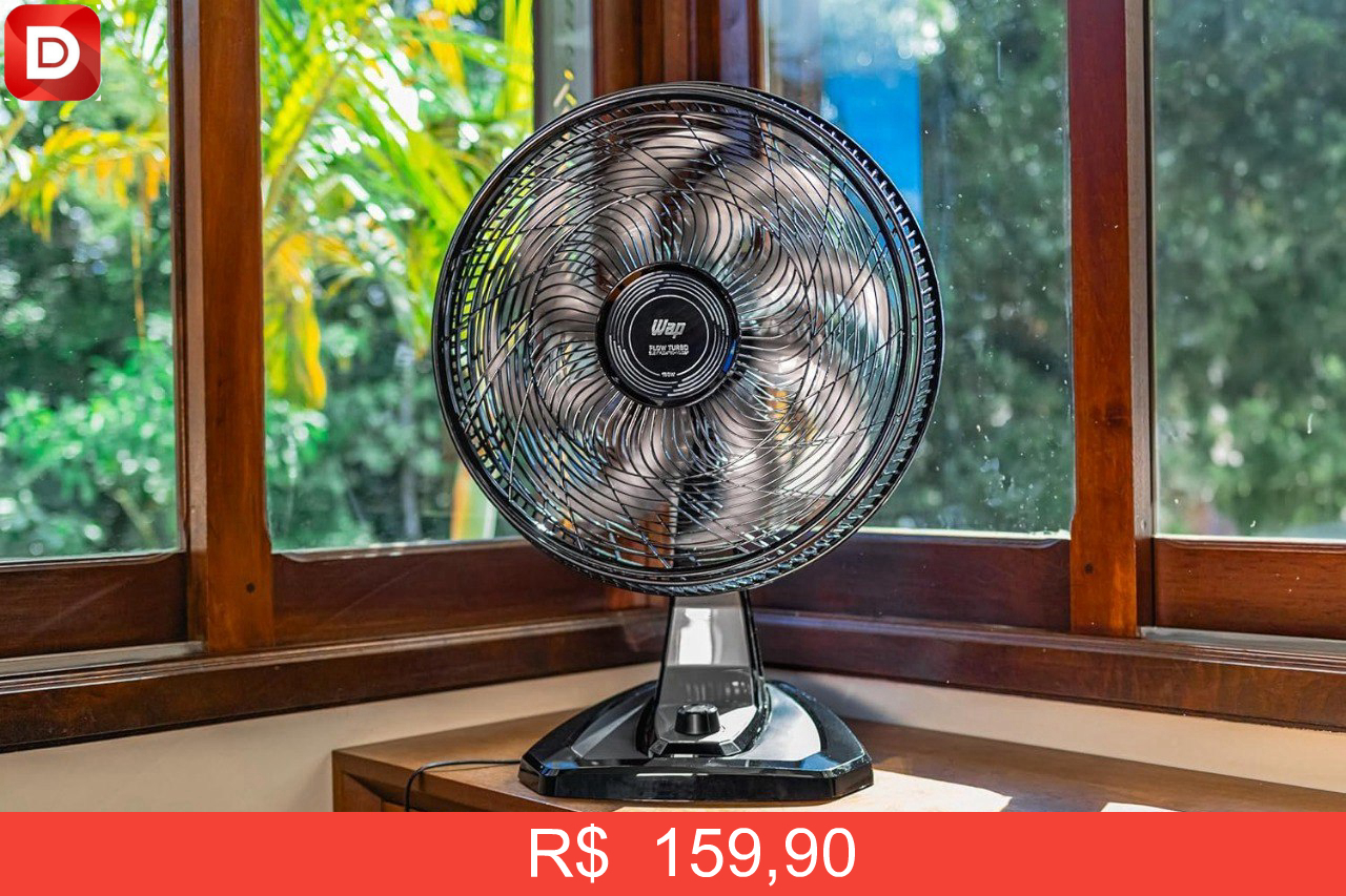 Foto do produto WAP Ventilador de Mesa e Parede 50cm FLOW TURBO