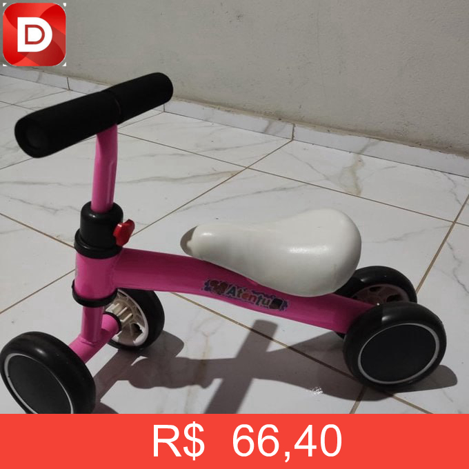 Foto do produto Bicicleta Andador Tico-Tico De Equilíbrio Sem Pedal Infantil