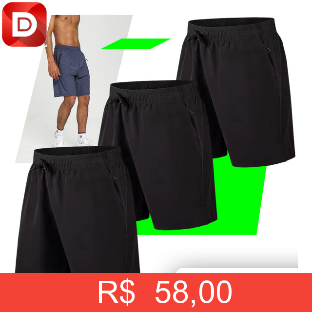 Foto do produto Kit 3 Bermuda Masculina