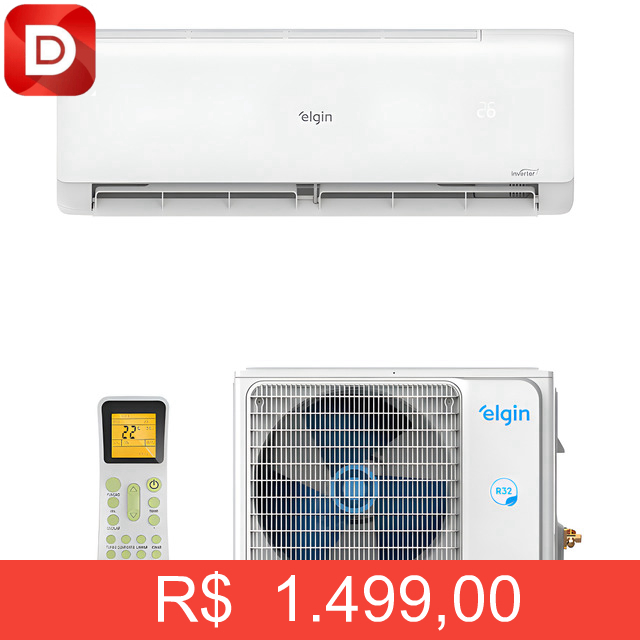 Foto do produto Ar Condicionado Hw Eco Ii Inverter Connect Elgin 9k