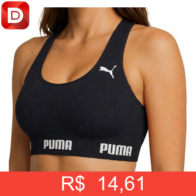 Foto do produto Top Puma Nadador Alta Sustentação